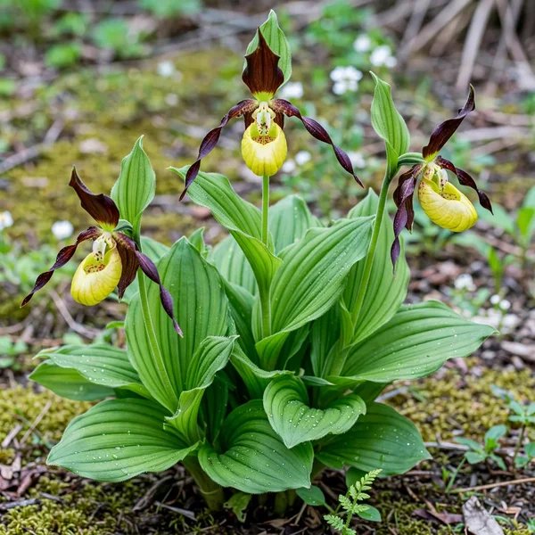 Cypripedium x shanxiense