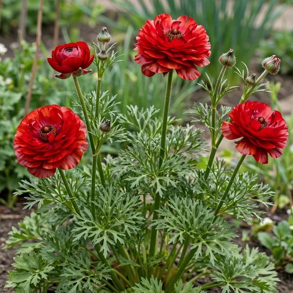 Ranunculus asiaticus 'Butterfly Hades'