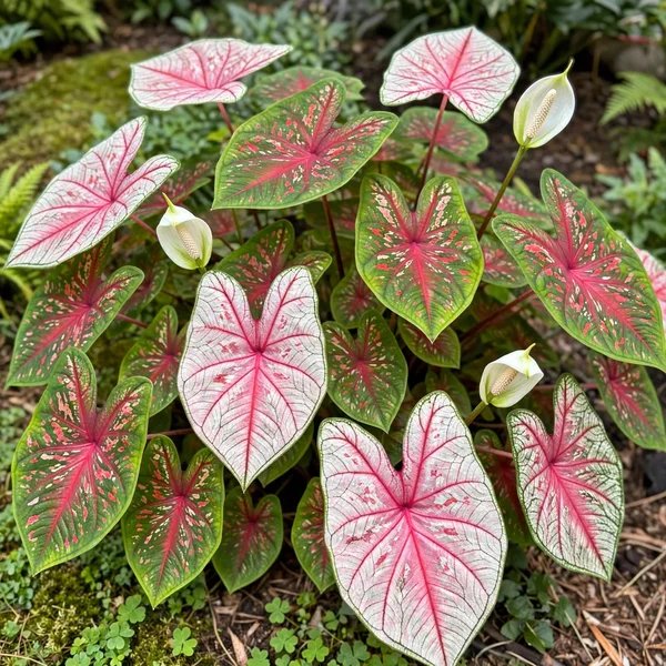 Caladium hortulanum 'Radiance'