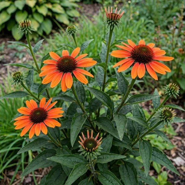 Echinacea purpurea 'Orange Skipper'