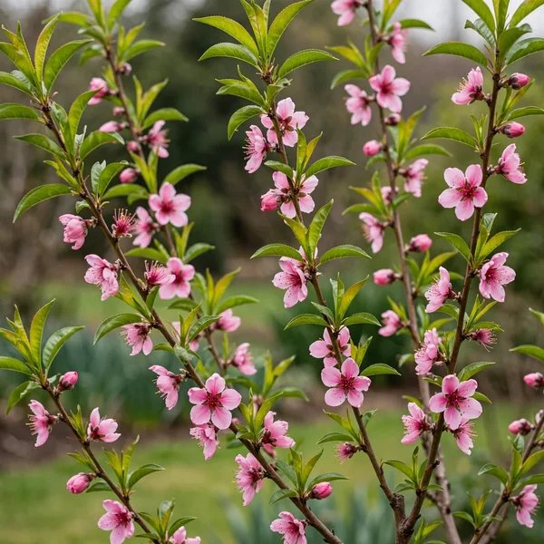 Prunus persica 'Peachy Keen'