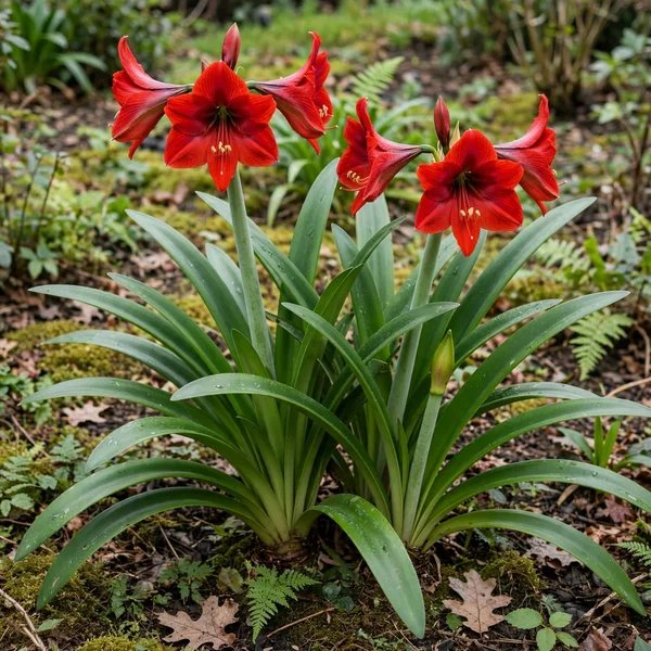 Hippeastrum x hybrida 'Miss Red'