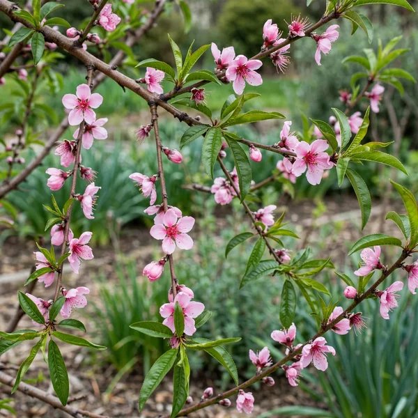 Prunus persica 'Santa Barbara'