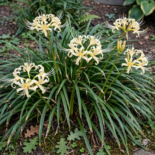 Lycoris x albiflora 'Buttermint'