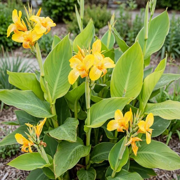Canna x hybrida 'Lemon Punch'