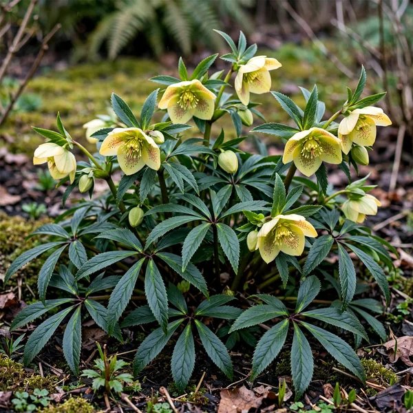 Helleborus x hybridus 'Gold Finch'