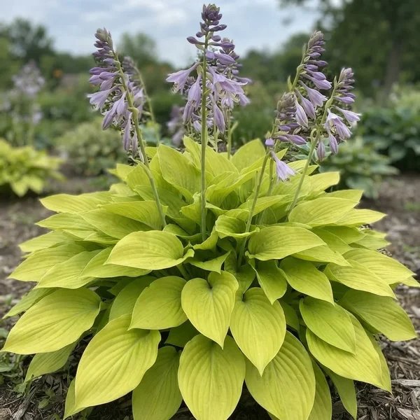 Hosta x hybrida 'Ultraviolet Light'