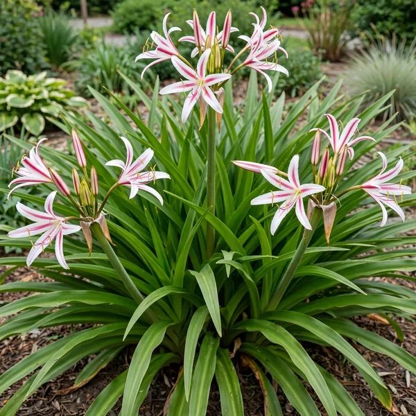 Crinum x hybrida 'Stars and Stripes'