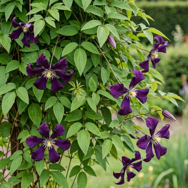 Clematis viticella 'Etoile Violette'