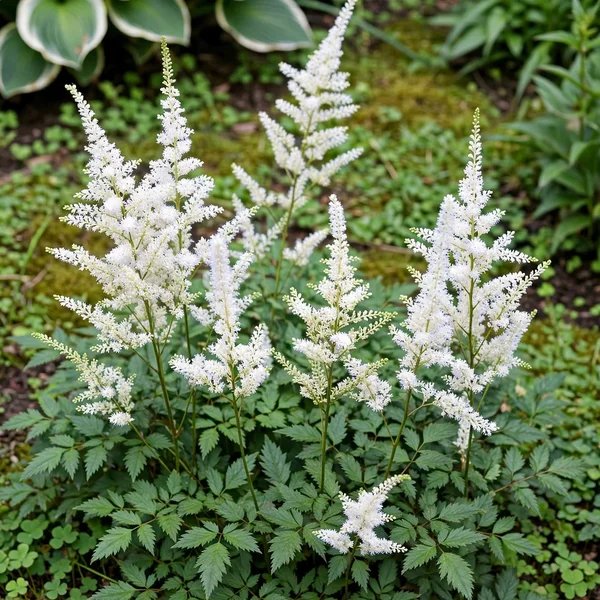 Astilbe x hybrida 'White'