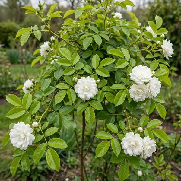 Rosa x hybrida 'Fortuniana'