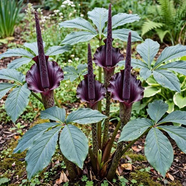 Amorphophallus macrophyllus 'Bluto'
