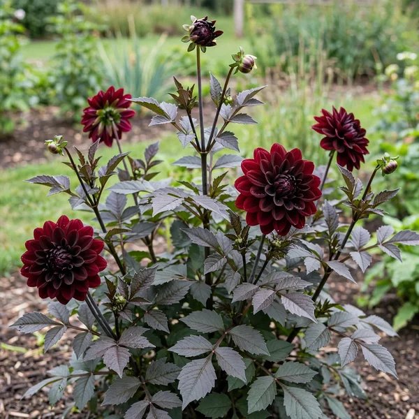 Dahlia x hybrida 'Karma Choc'