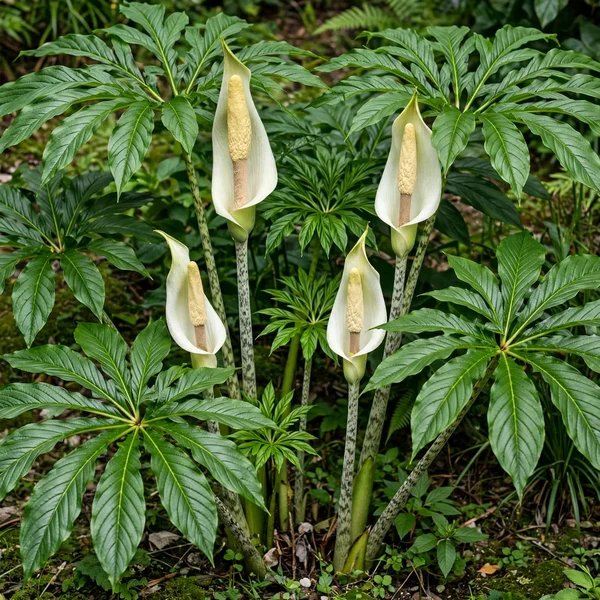 Amorphophallus albus