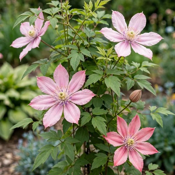 Clematis viticella 'Little Mermaid'