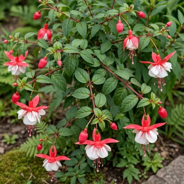 Fuchsia x hybrida 'Swingtime'