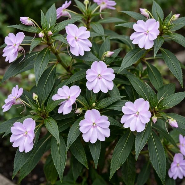 Impatiens x hybrida 'Sonic Lilac'