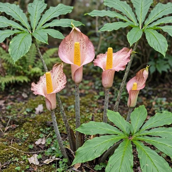 Amorphophallus carneus