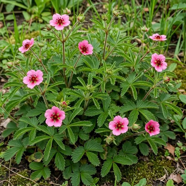 Potentilla nepalensis 'Shogran'