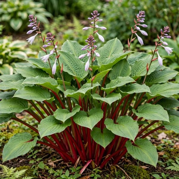 Hosta x hybrida 'Grateful Red'