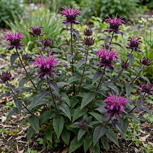 Monarda x hybrida 'Leading Lady Plum'