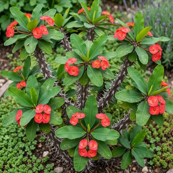 Euphorbia milii 'Bonfire'