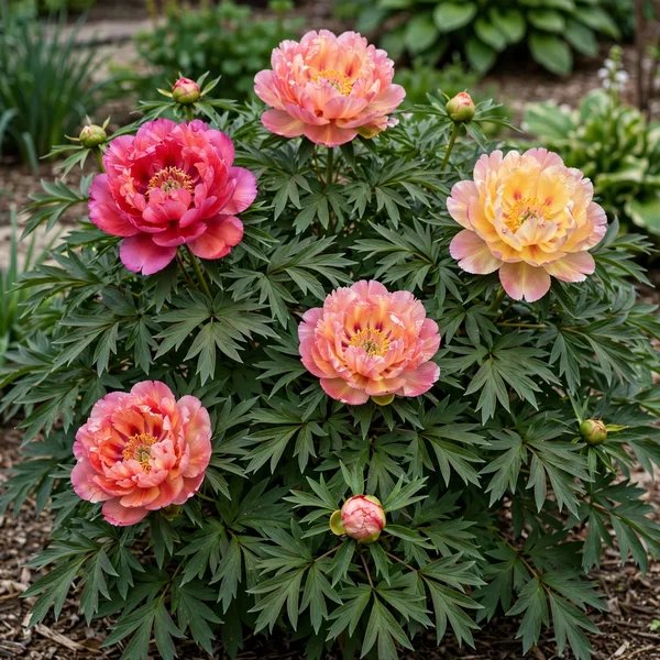 Paeonia suffruticosa 'Julia Rose'