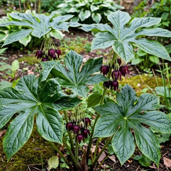 Podophyllum pleianthum 'Tai Wedding'