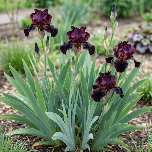 Iris x germanica 'Winesap'