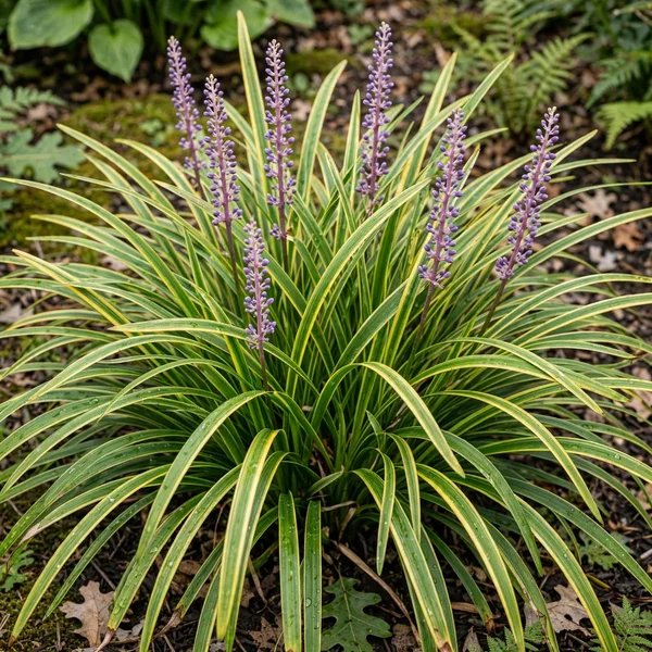 Liriope muscari 'Gold Band'