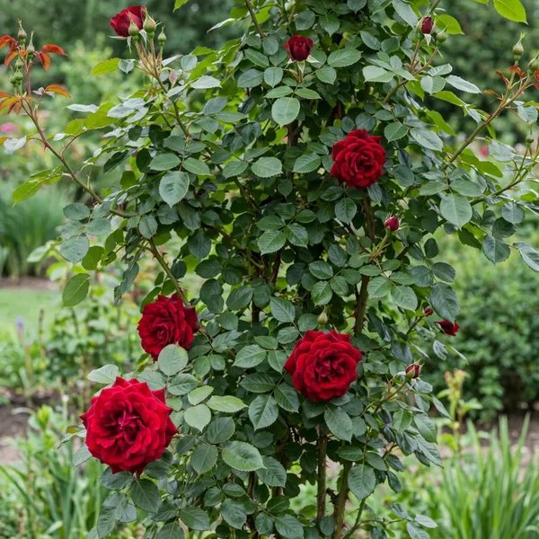 Rosa x hybrida 'Don Juan'