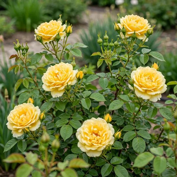 Rosa x hybrida 'Happy Go Lucky'