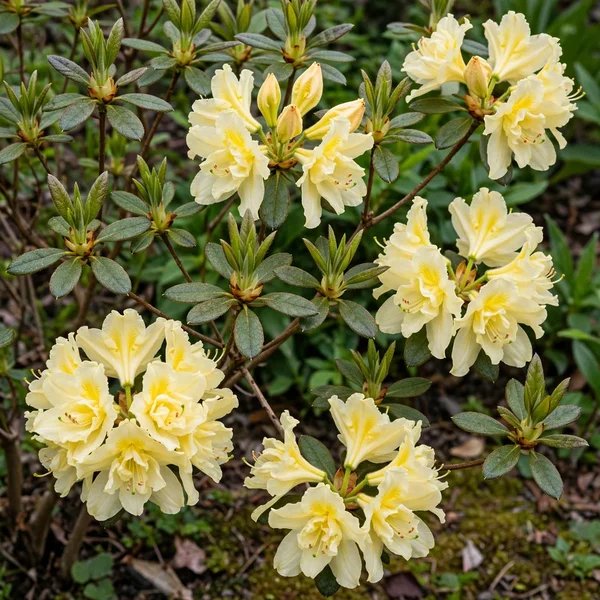 Rhododendron x hybrida 'Narcissiflorum'
