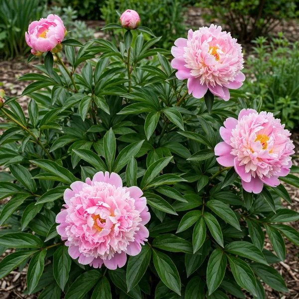 Paeonia lactiflora 'La Donna'