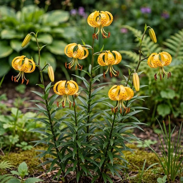 Lilium x hybrida 'Peppard Gold'