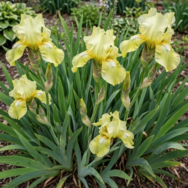 Iris x germanica 'Going Green'