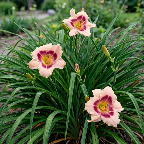Hemerocallis x hybrida 'Wineberry Candy'