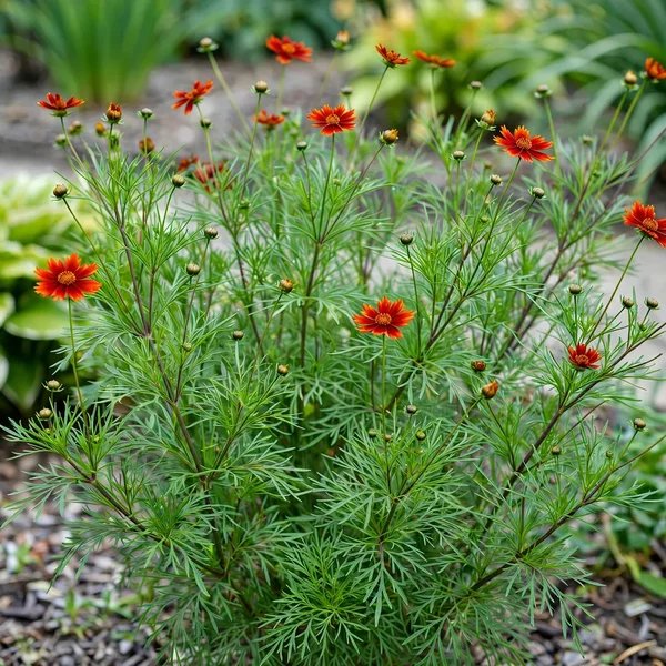 Coreopsis tinctoria 'Crazy Cayenne'