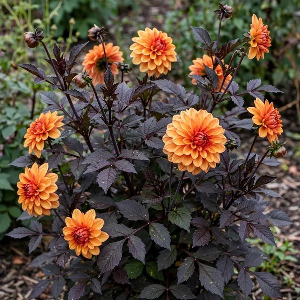 Dahlia pinnata 'David Howard'