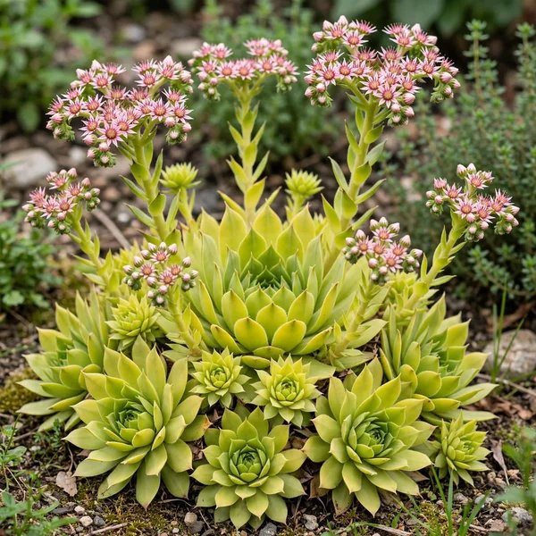 Sempervivum tectorum 'Gold Nugget'