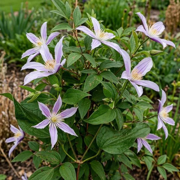 Clematis viticella 'Star River'