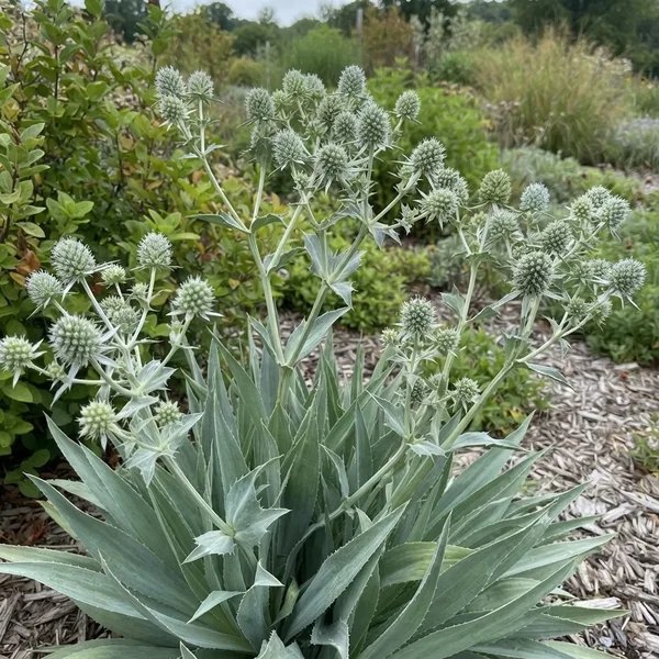 Eryngium yuccifolium 'Kershaw Blue'