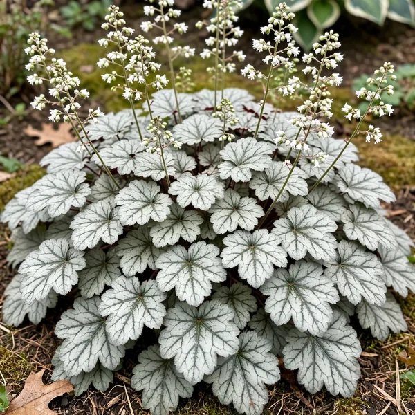 Heuchera x pubescens 'White Marble'